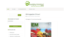 Desktop Screenshot of emvereniging.nl
